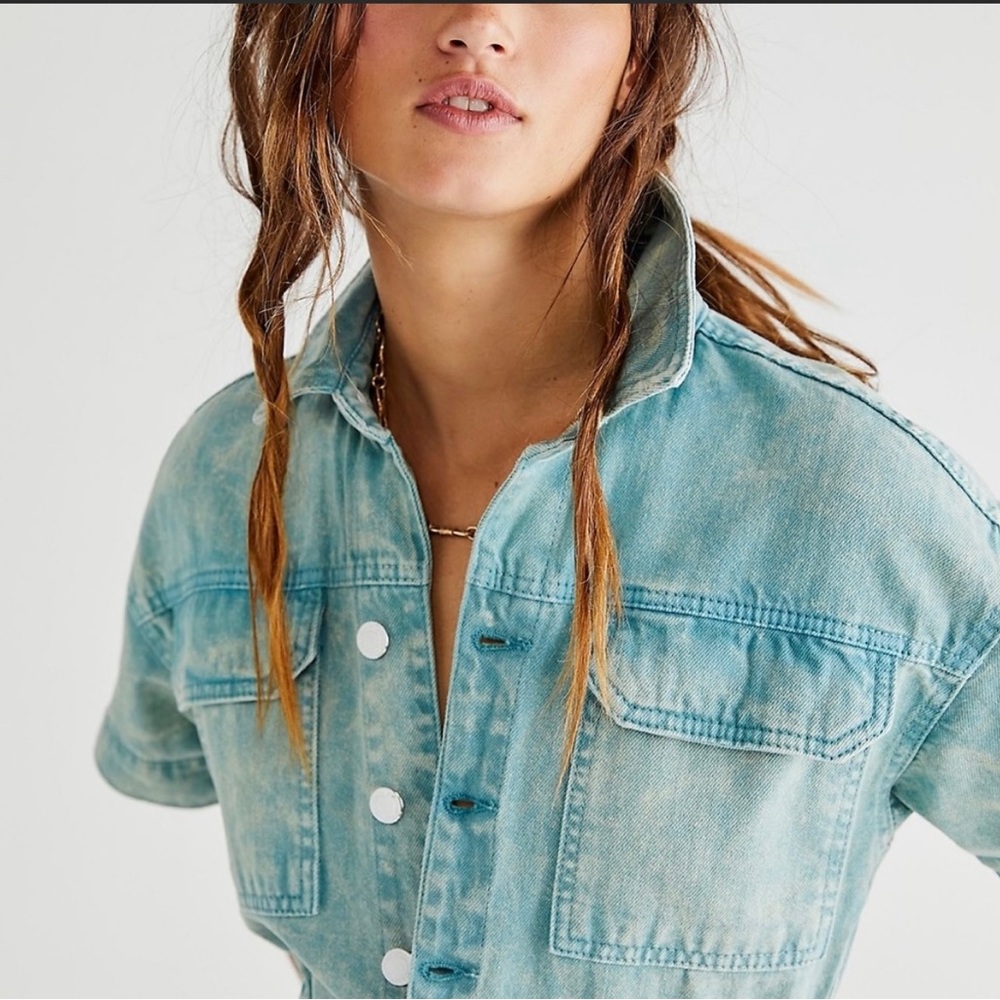Free people Marci coverall mint
